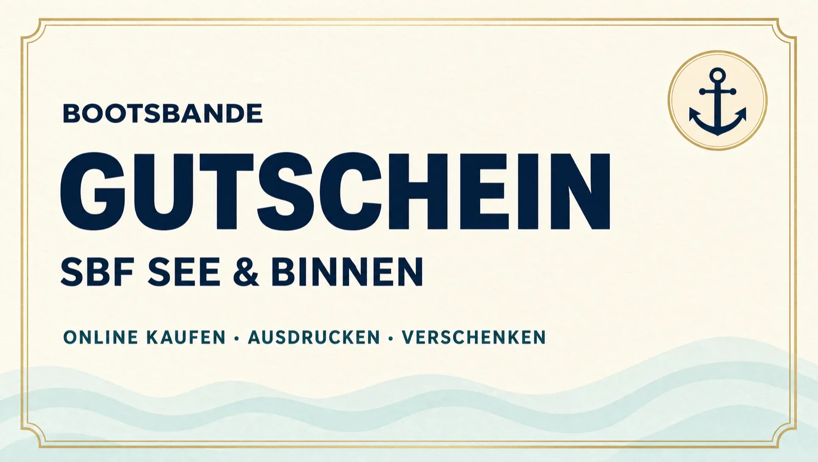 Bootsbande Gutschein Vorschau
