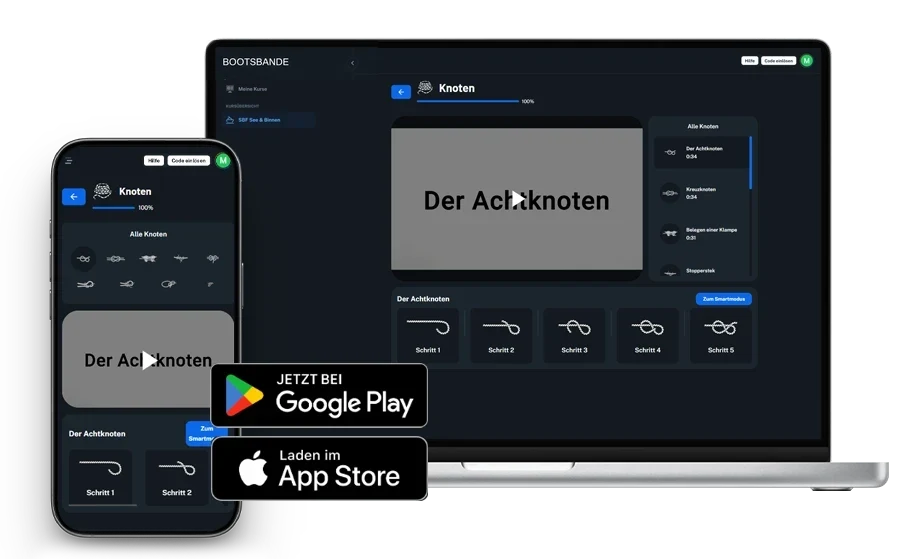 Knotentrainer im Bootsbande-Kurs